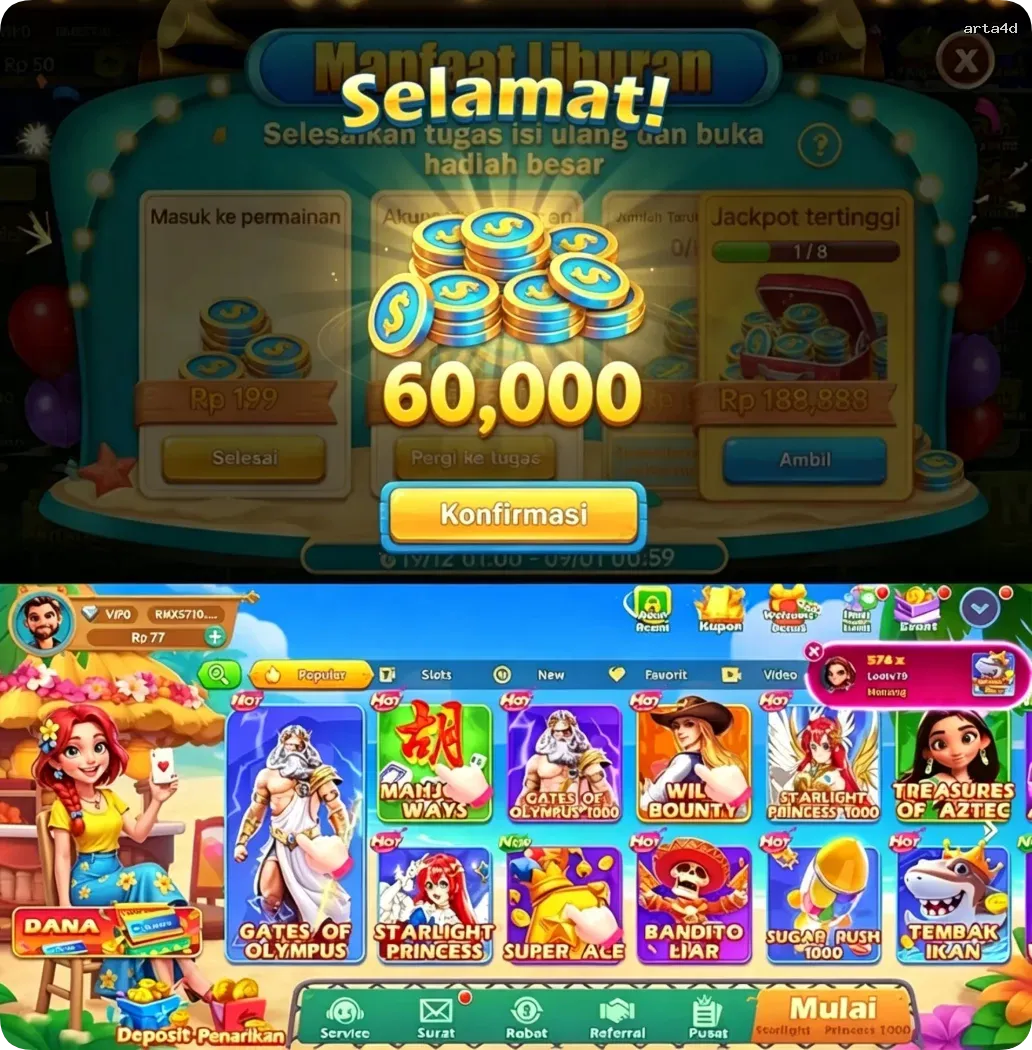 arta4d Masuk - arta4d Resmi